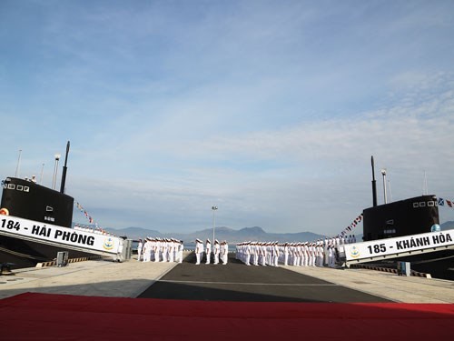 Lễ thượng cờ hai tàu ngầm 184 - Hải Phòng và 185 - Khánh Hòa  - ảnh 1